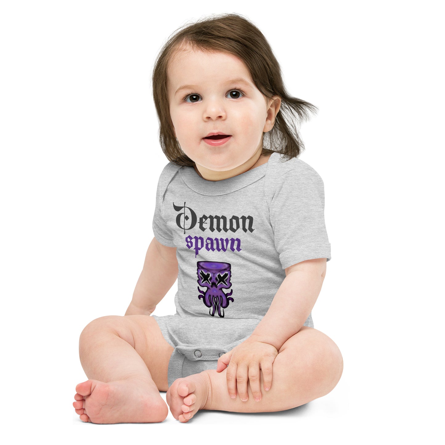 Baby short sleeve one piece Demon Spawn