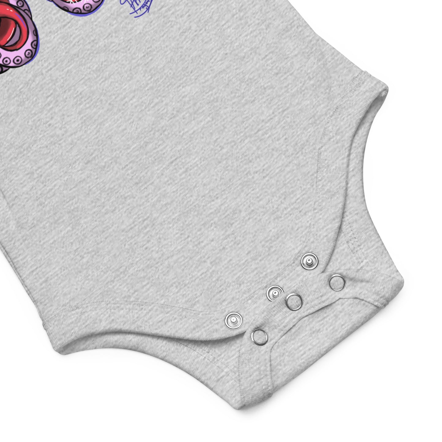 Baby short sleeve one piece Christmas Octo