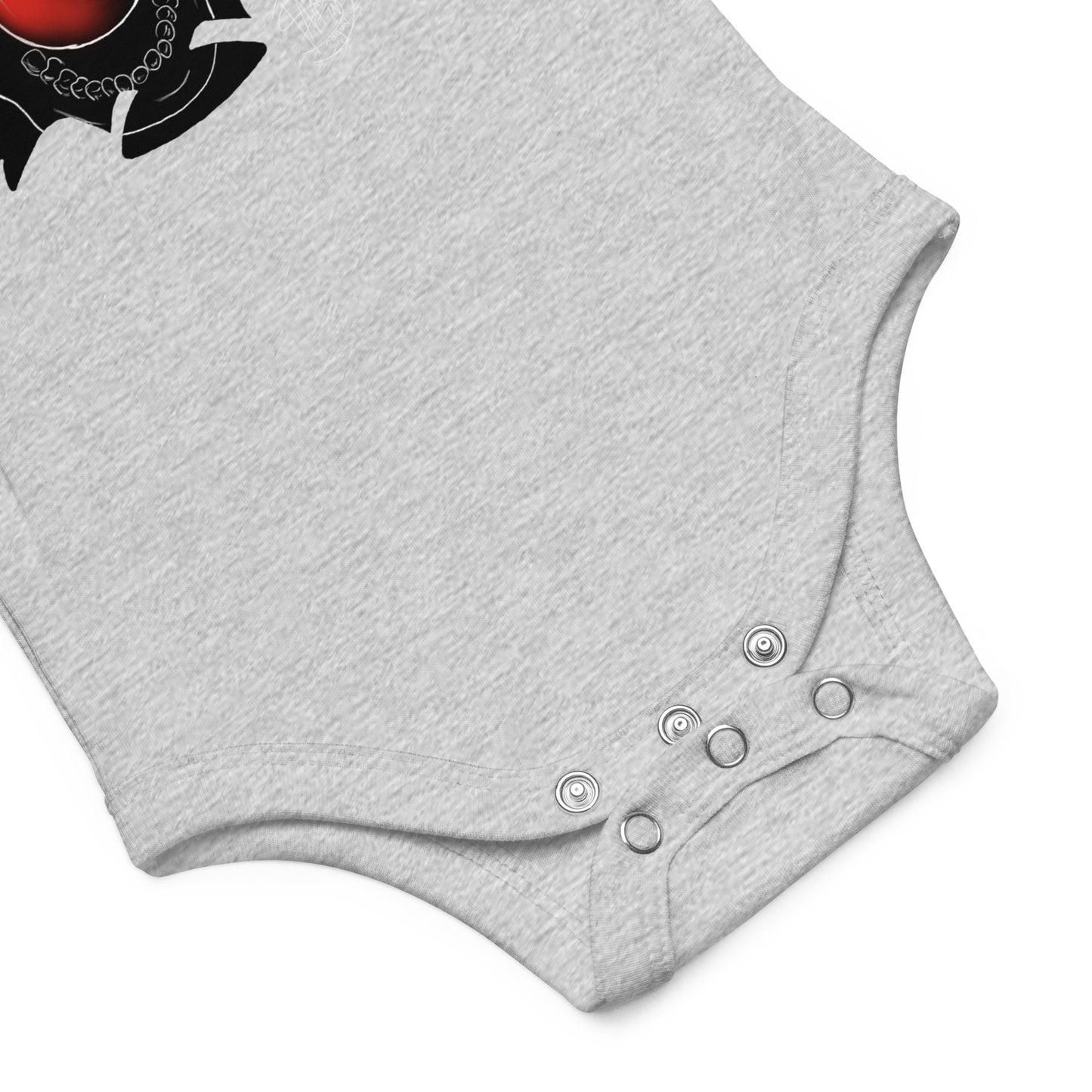 Baby short sleeve one piece Christmas Skull