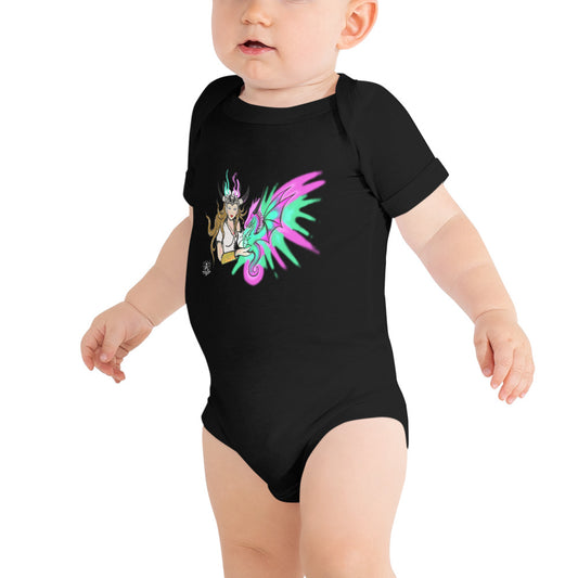 Baby short sleeve one piece Dragon Queen