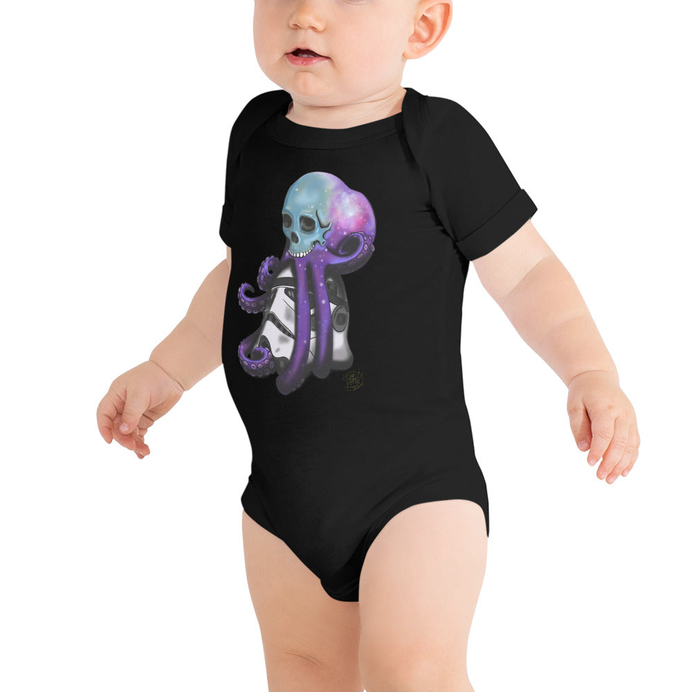 Baby short sleeve one piece Skully Galaxy