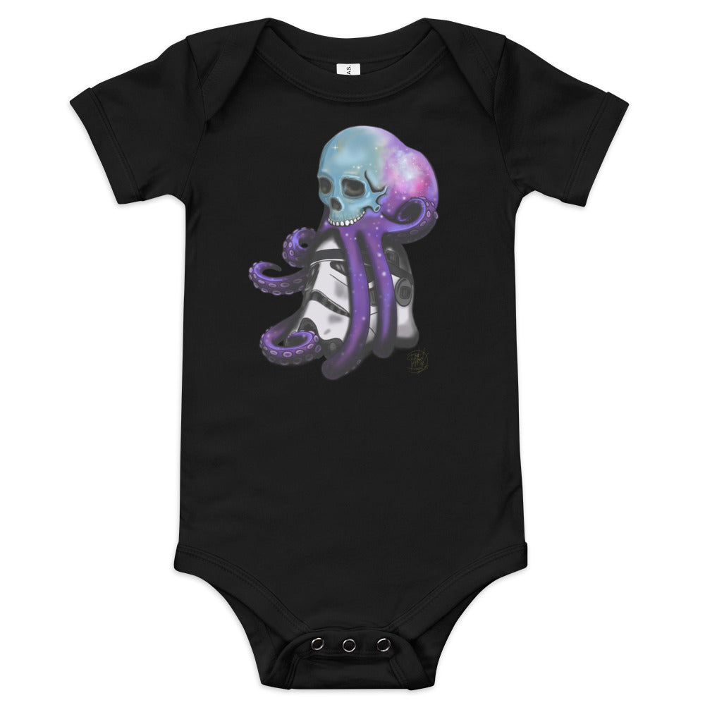 Baby short sleeve one piece Skully Galaxy