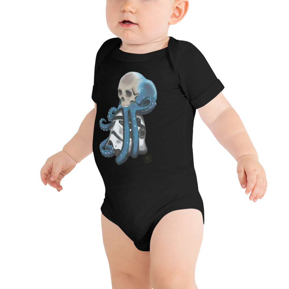 Baby short sleeve one piece Skully