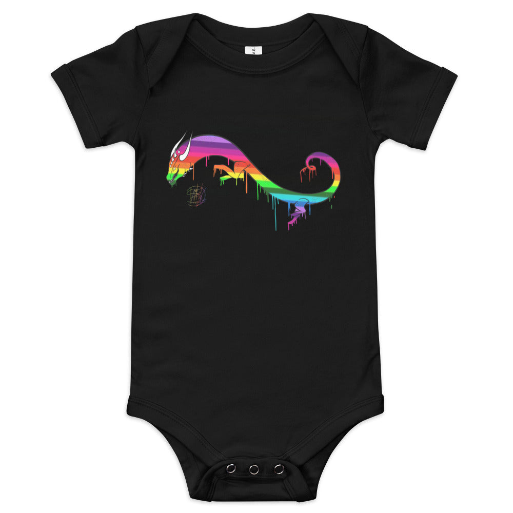 Baby short sleeve one piece Pride Dragon