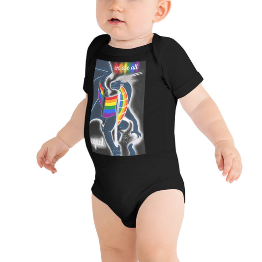 Baby short sleeve one piece Pride