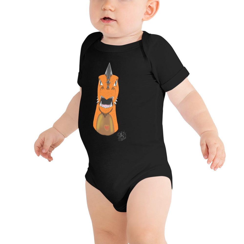 Baby short sleeve one piece Mohawk Dragon