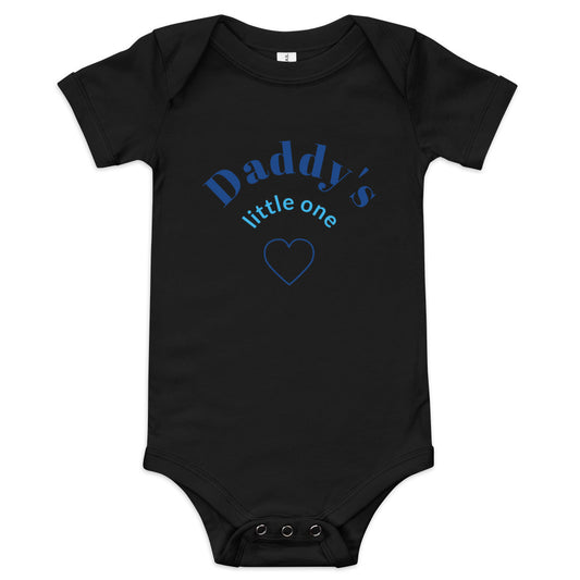 Baby short sleeve one piece Daddy's Little One