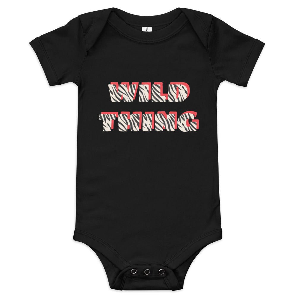 Baby short sleeve one piece Wild Thing