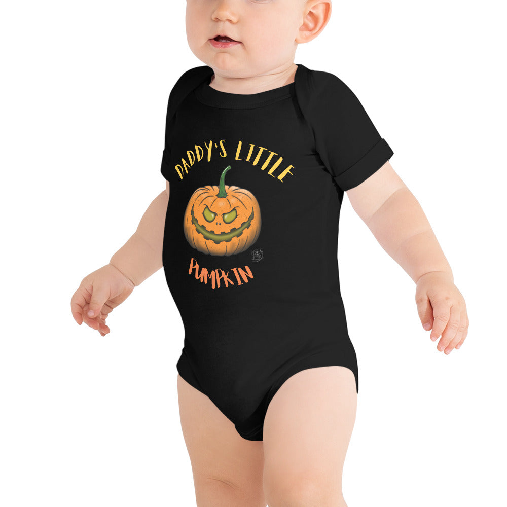 Baby short sleeve one piece Daddy's Little Pumpkin