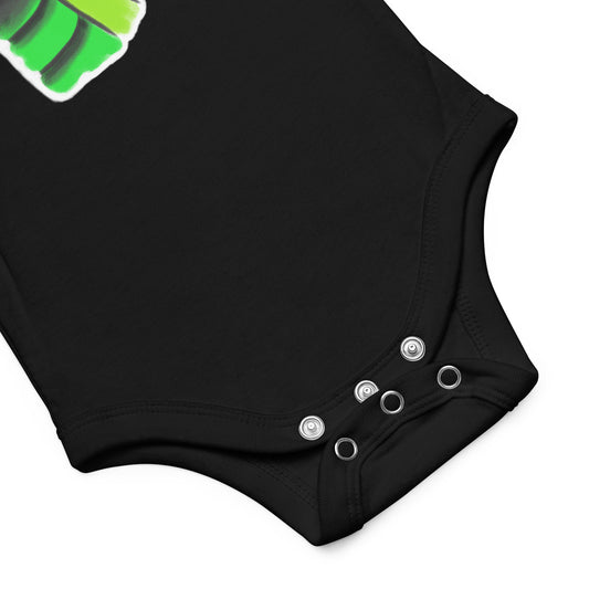 Baby short sleeve one piece Roarsome Green