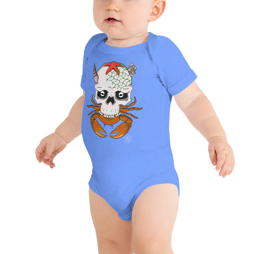 Baby short sleeve one piece Crabs