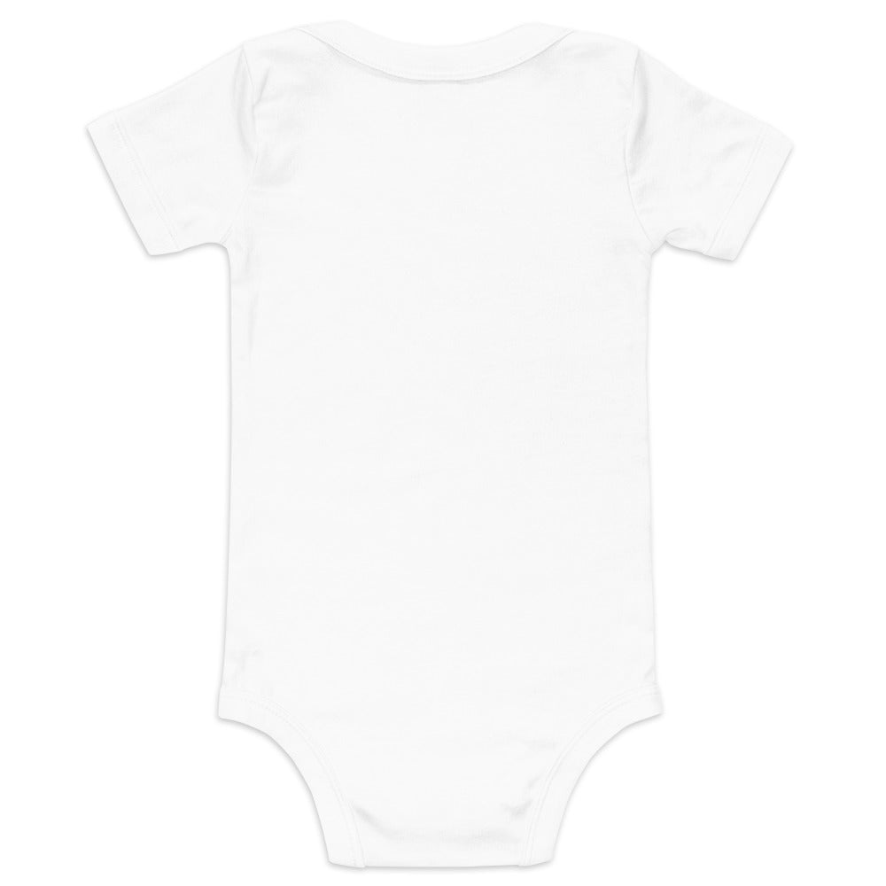 Baby short sleeve one piece Hello (dolphin)