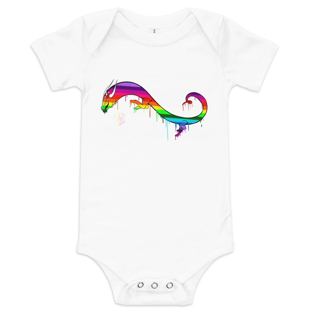 Baby short sleeve one piece Pride Dragon