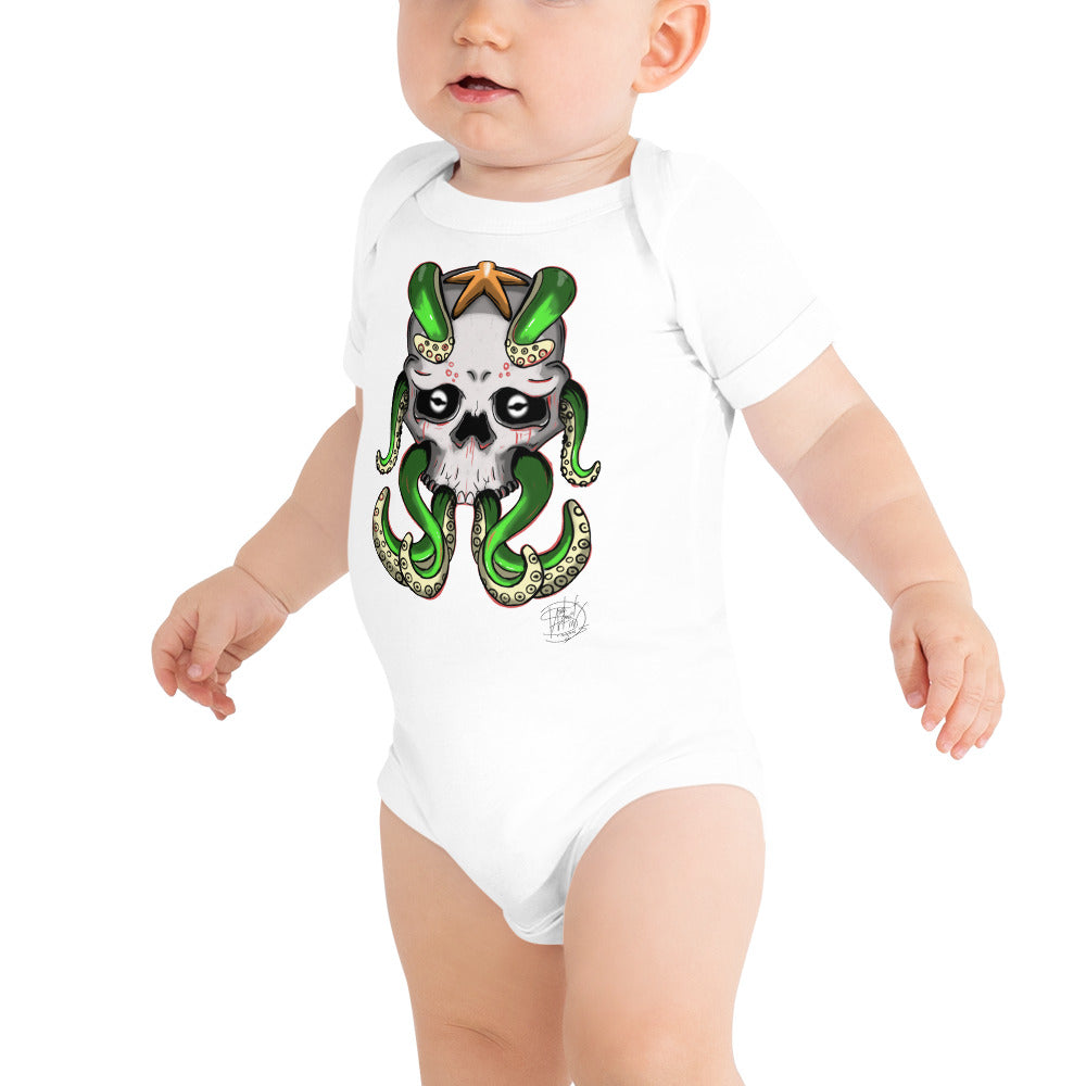 Baby short sleeve one piece Octo