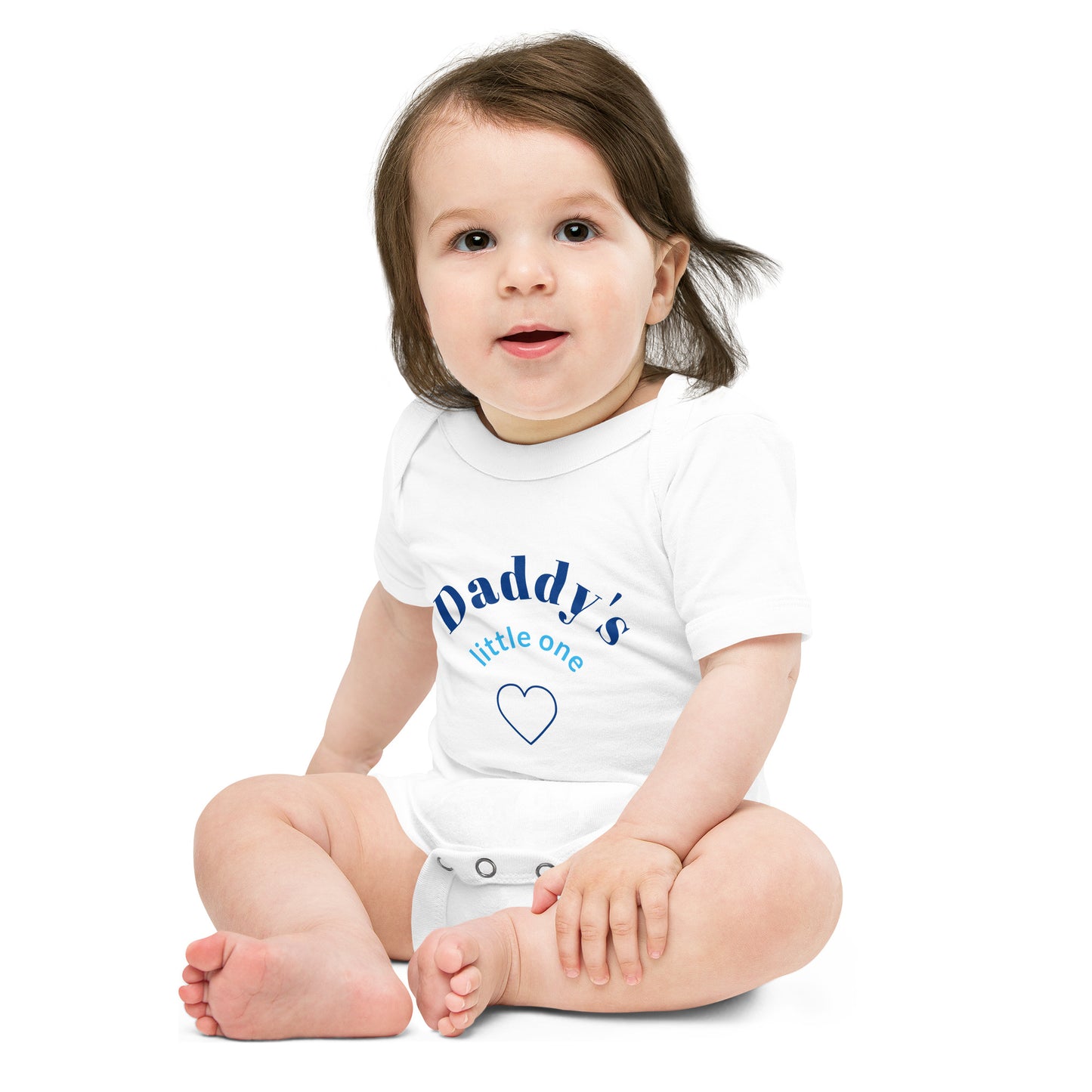 Baby short sleeve one piece Daddy's Little One