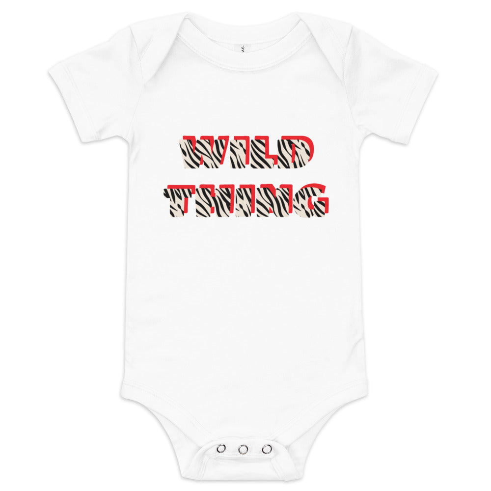 Baby short sleeve one piece Wild Thing