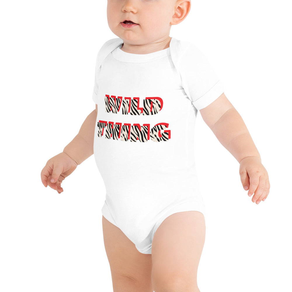 Baby short sleeve one piece Wild Thing