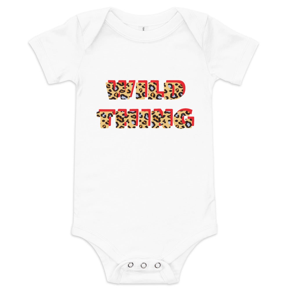 Baby short sleeve one piece Wild Thing 2