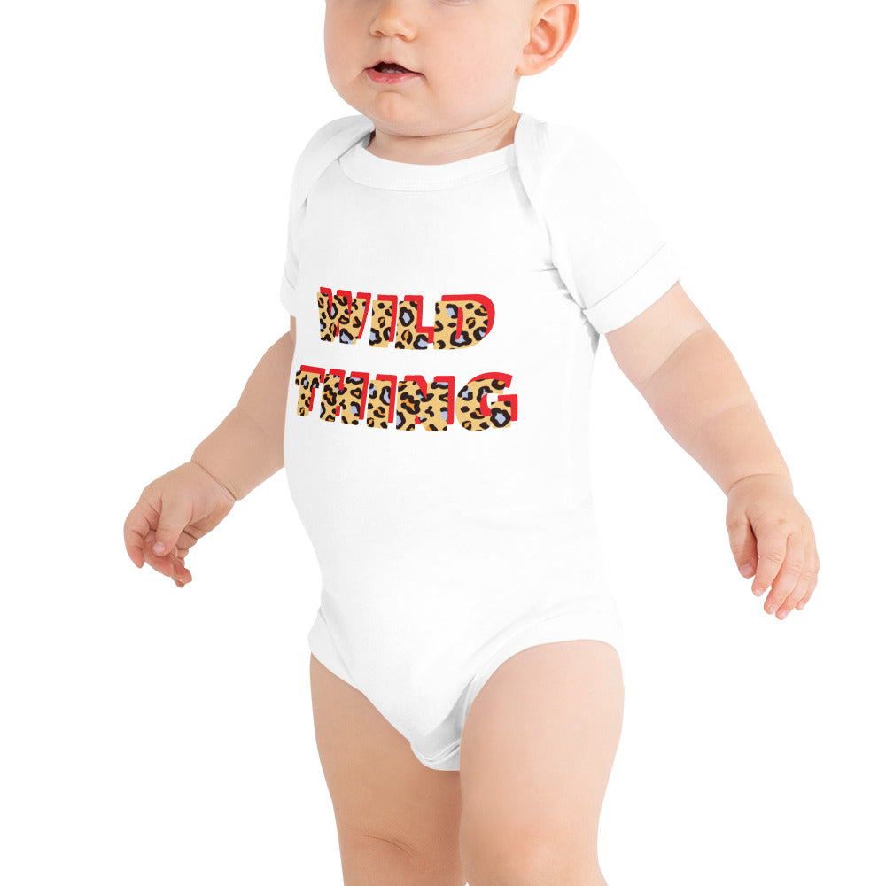 Baby short sleeve one piece Wild Thing 2