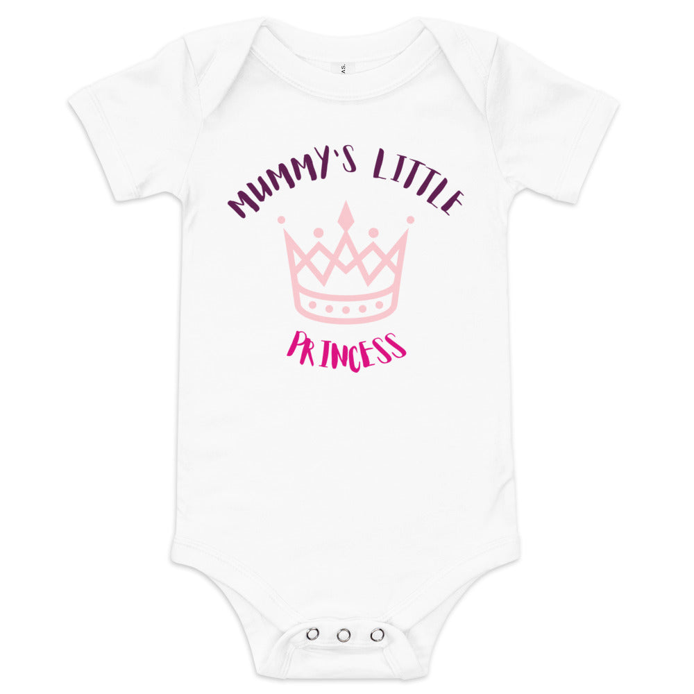 Baby short sleeve one piece Mummy's Little Princess