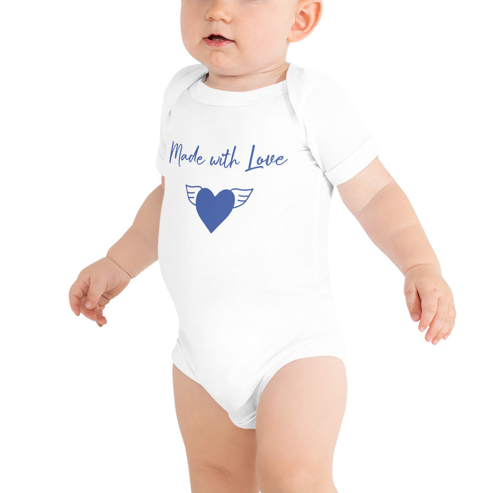 Baby short sleeve one piece Made With Love