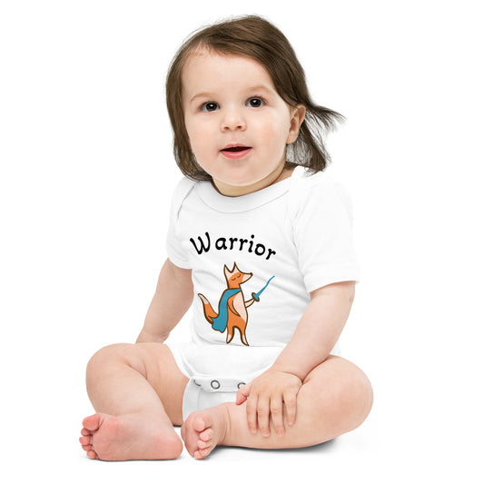 Baby short sleeve one piece Warrior