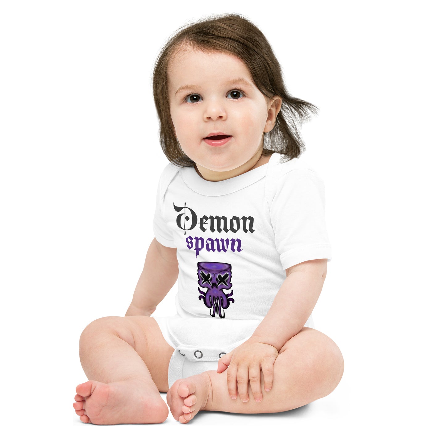 Baby short sleeve one piece Demon Spawn