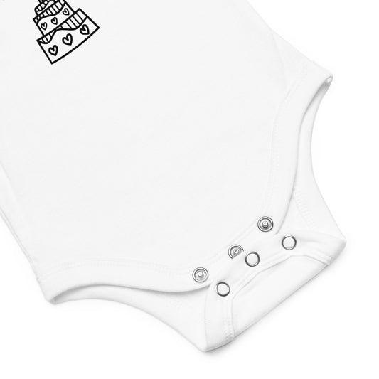 Baby short sleeve one piece Happy Birthday Daddy