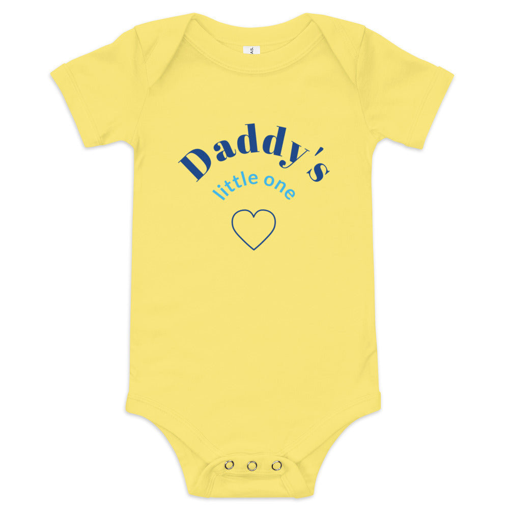 Baby short sleeve one piece Daddy's Little One