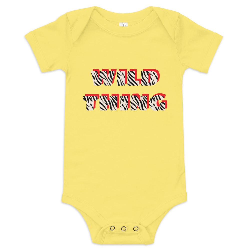 Baby short sleeve one piece Wild Thing