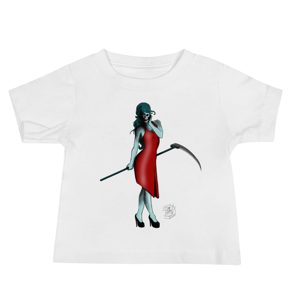 Baby Jersey Short Sleeve Tee Lady Death Red