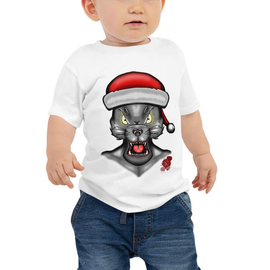 Baby Jersey Short Sleeve Tee Christmas Wolf