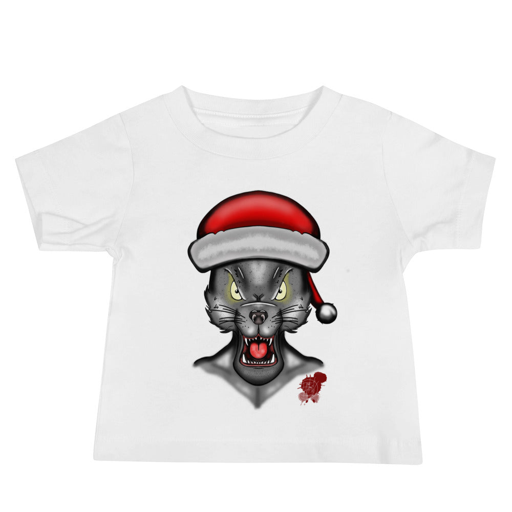 Baby Jersey Short Sleeve Tee Christmas Wolf