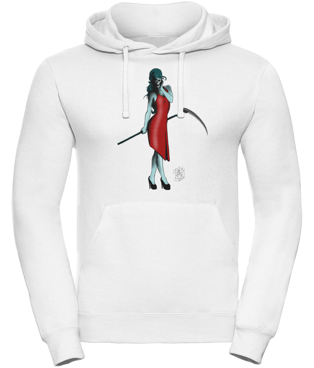 Uneek UC509 Hoodie Lady Death Red