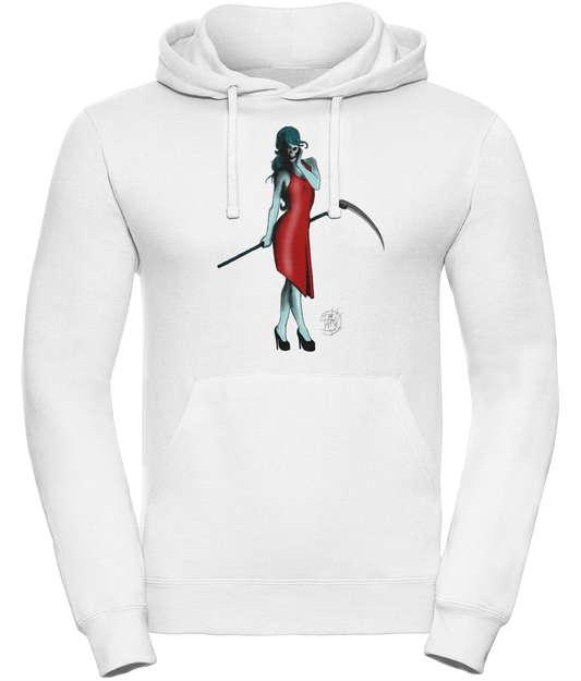 Uneek UC509 Hoodie Lady Death Red