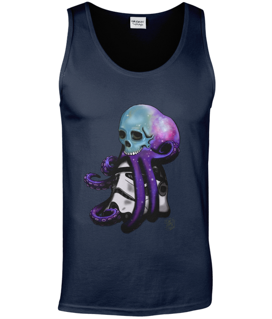 Gildan GD012 Softstyle Adult Tank Top Skully Galaxy