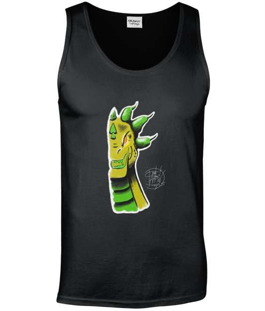 Gildan GD012 Softstyle Adult Tank Top Roarsome Yellow