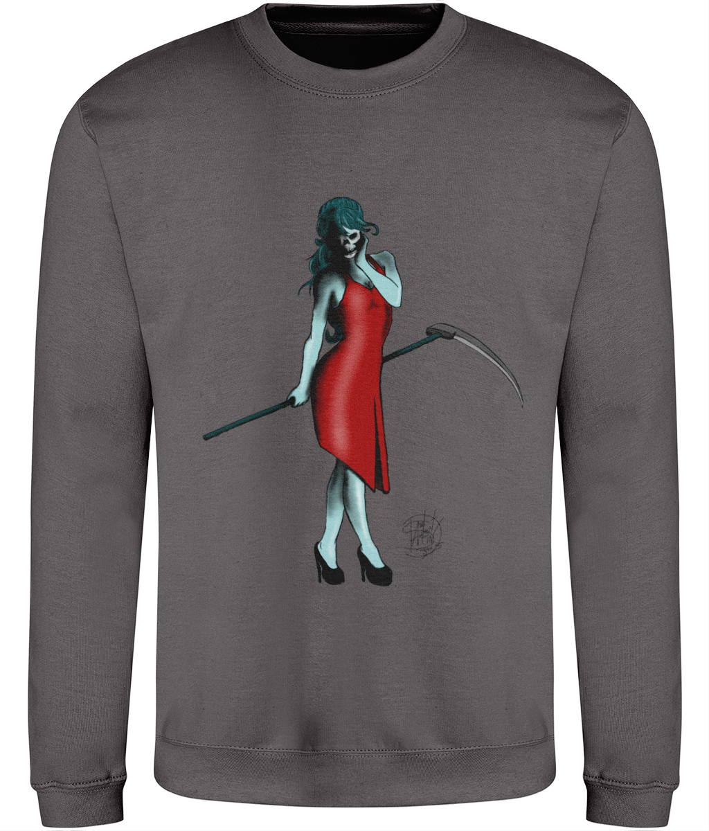 AWDis JH030 Sweatshirt Lady Death Red