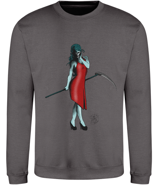 AWDis JH030 Sweatshirt Lady Death Red