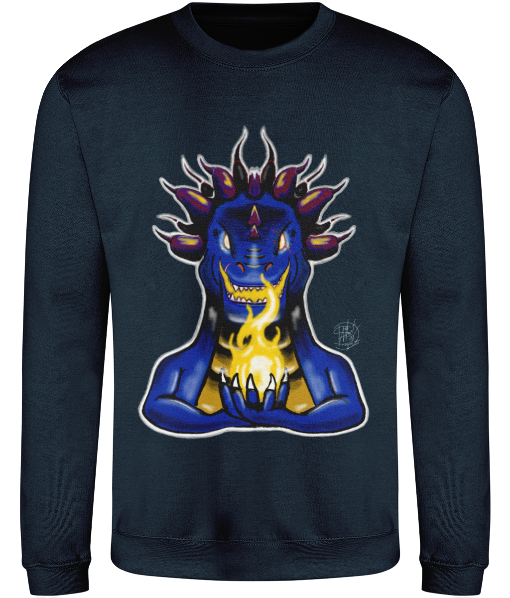 AWDis JH030 Sweatshirt Hold Fire Blue