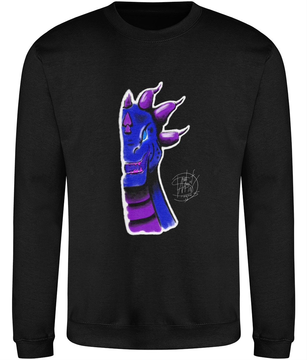 AWDis JH030 Sweatshirt Roarsome Purple