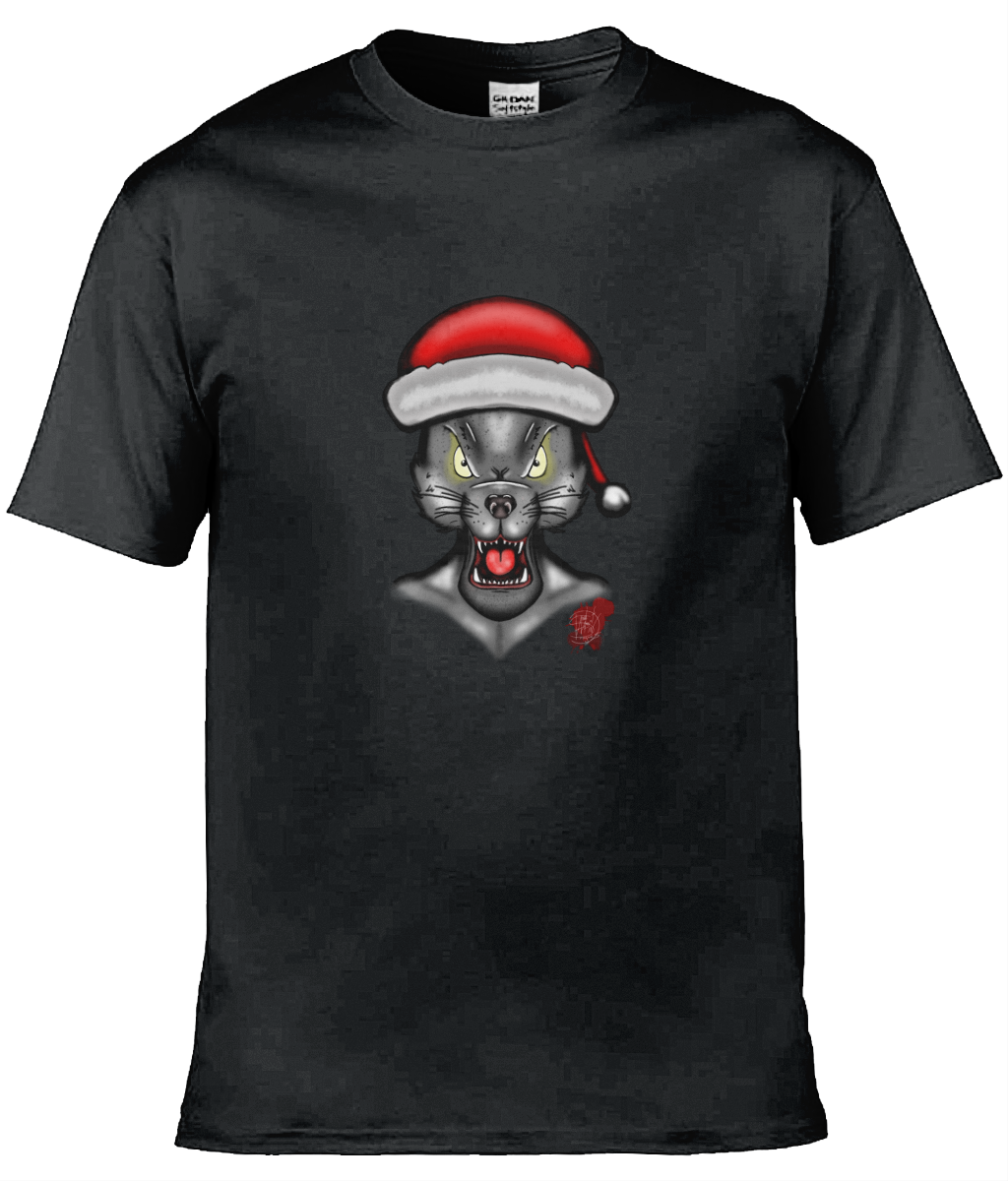 Gildan GD001 Softstyle Adult Ringspun T-Shirt Christmas Wolf