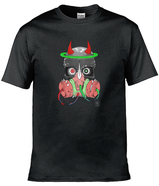 Gildan GD001 Softstyle Adult Ringspun T-Shirt Gas Mask