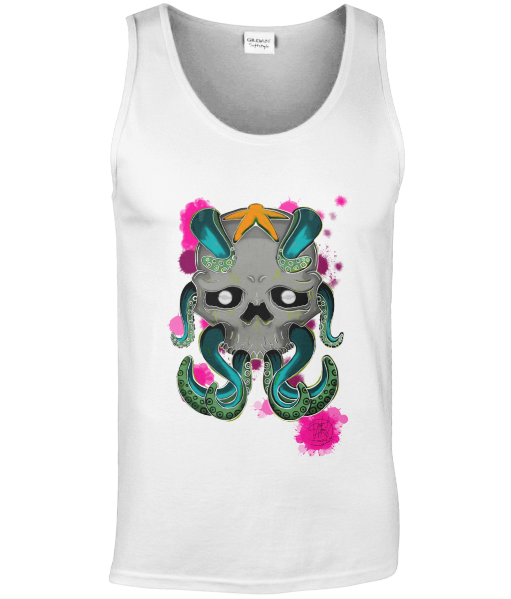 Gildan GD012 Softstyle Adult Tank Top Octo Neon