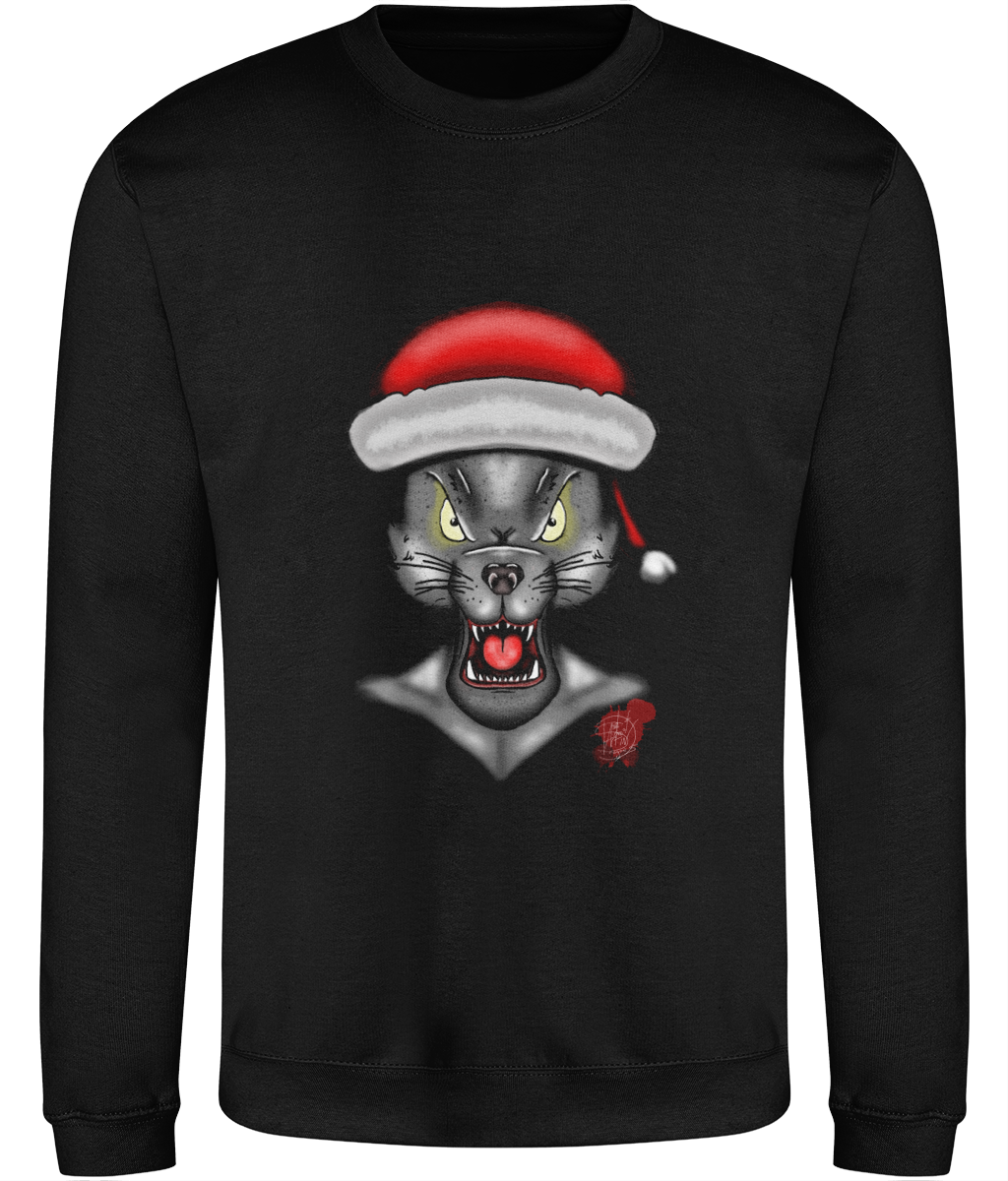 AWDis JH030 Sweatshirt Christmas Wolf