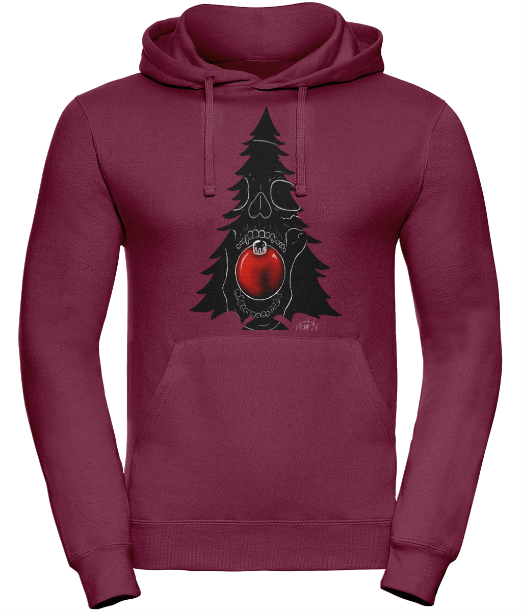 Uneek UC509 Hoodie Christmas Skull