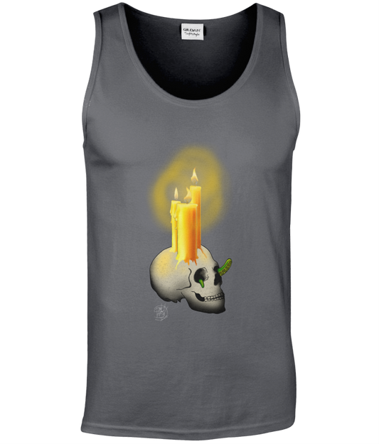 Gildan GD012 Softstyle Adult Tank Top Halloween Candles