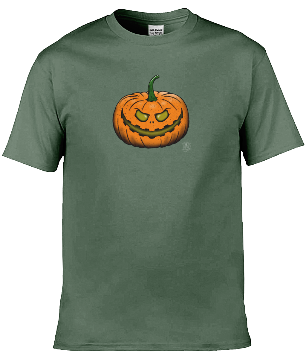 Gildan GD001 Softstyle Adult Ringspun T-Shirt Halloween Pumpkin