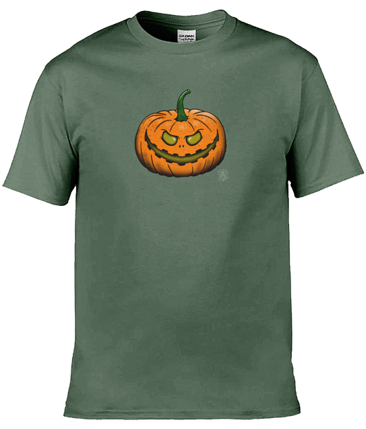 Gildan GD001 Softstyle Adult Ringspun T-Shirt Halloween Pumpkin