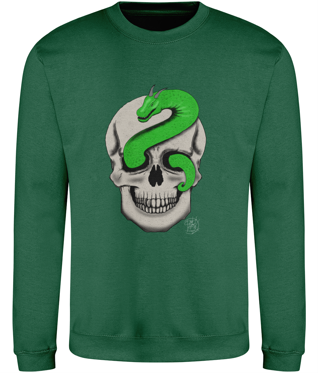 AWDis JH030 Sweatshirt Serpent Skull